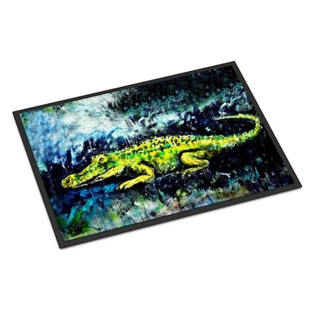 Carolines Treasures Carolines Treasures MW1233JMAT Sneaky Alligator Indoor or Outdoor Mat; 24 x 36 in. MW1233JMAT